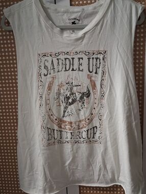 Idyllwind White Graphic Crewneck Tee